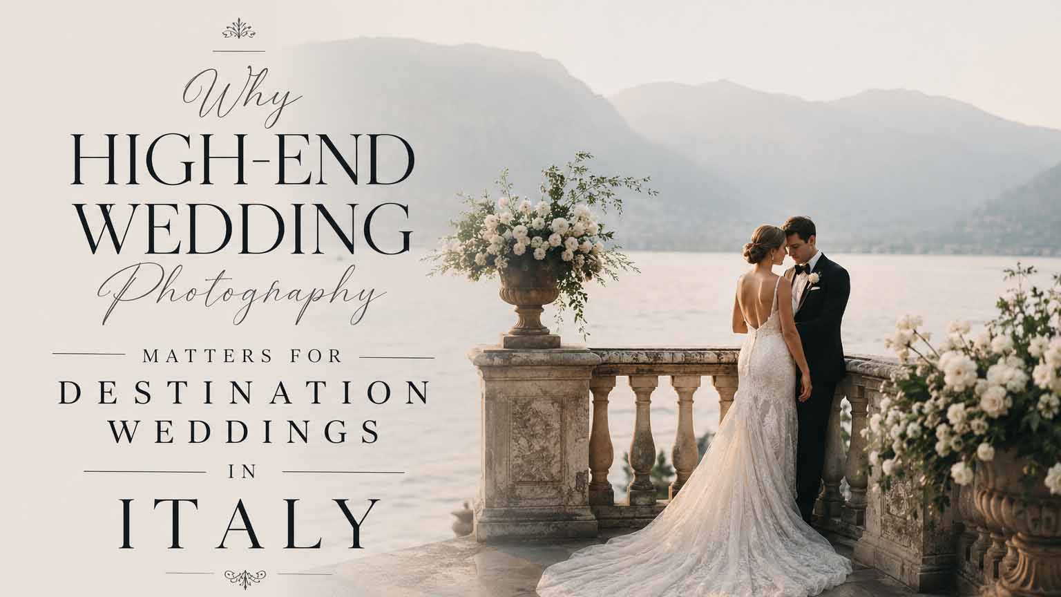 Perché Scegliere un Fotografo di Matrimonio di alta gamma in Italia
