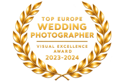 Top Europe Wedding Photographer, Visual Excellence Award 2023 2024