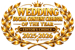 Wedding Social Content Creator of the Year, Editors Choice 2025 2026