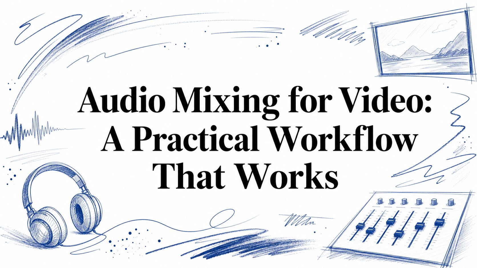 Audio Mixing for Video: A Practical Workflow That Works