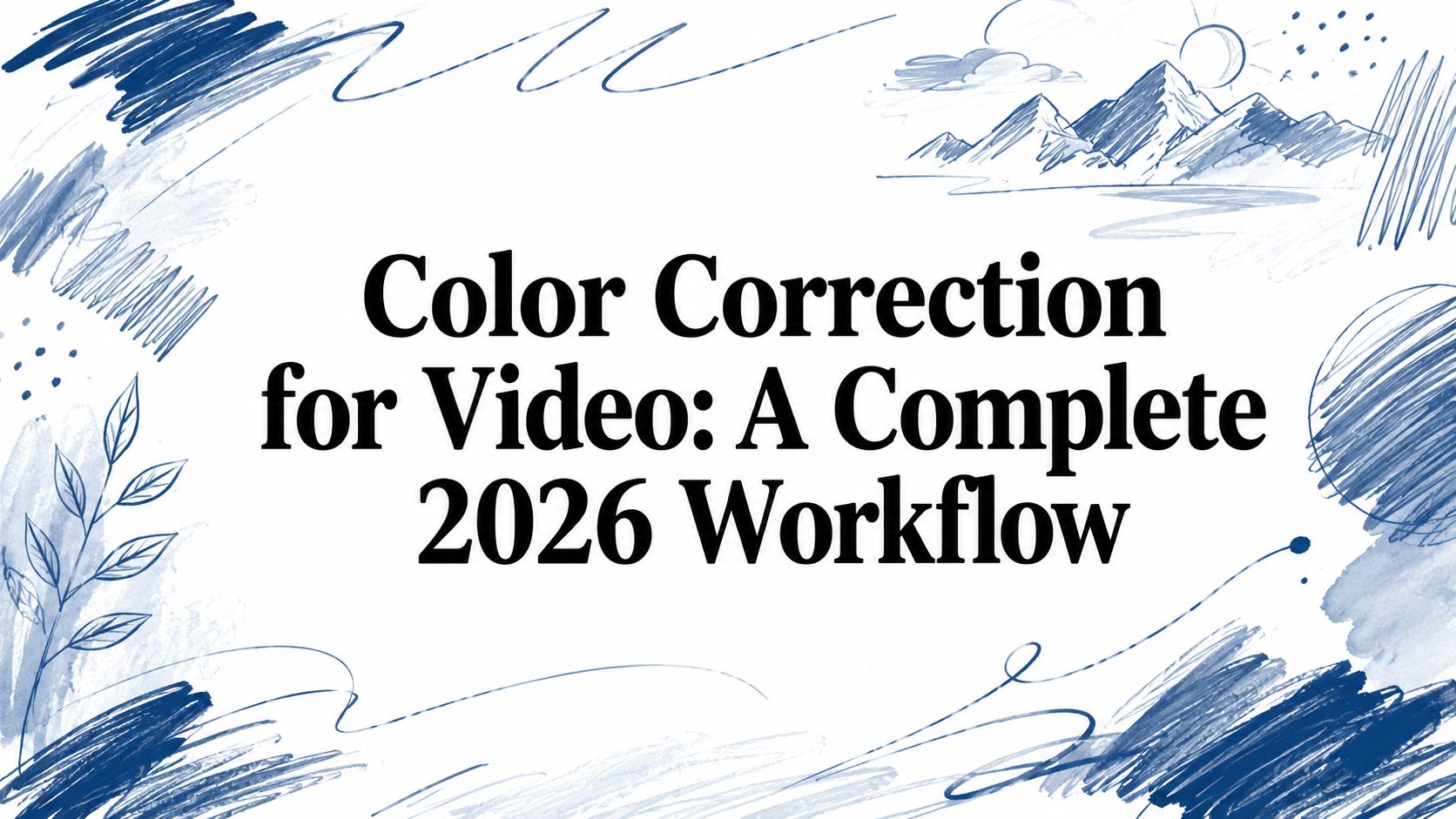 Color Correction for Video: A Complete Workflow