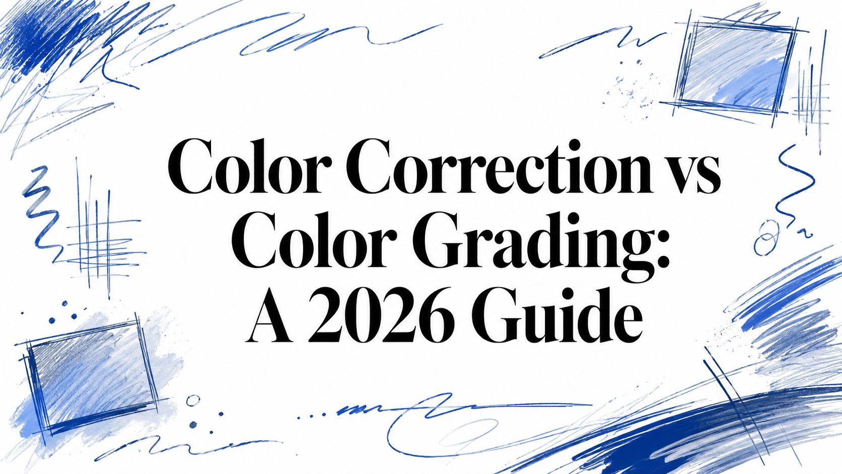 Color Correction vs Color Grading