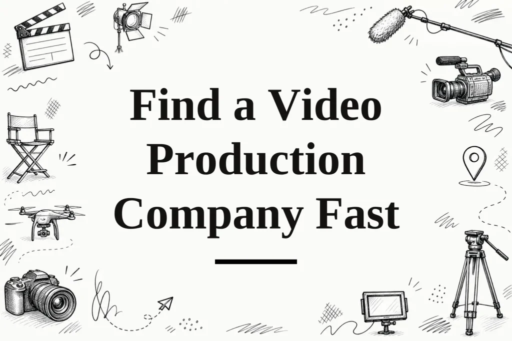How to find a video production company near me, fast