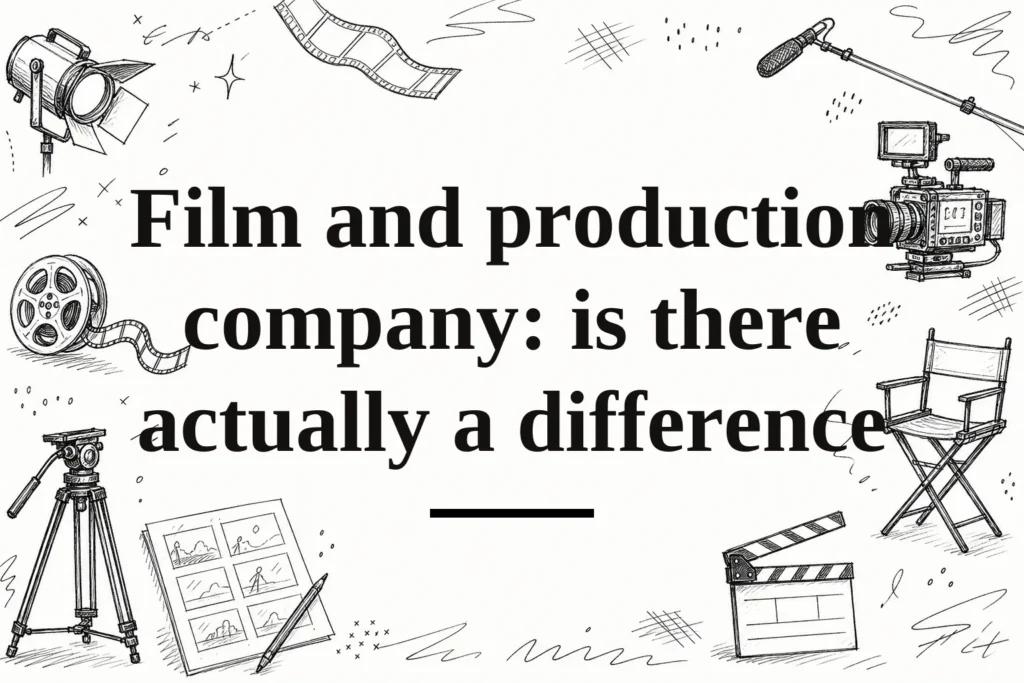 Film and production company: is there actually a difference