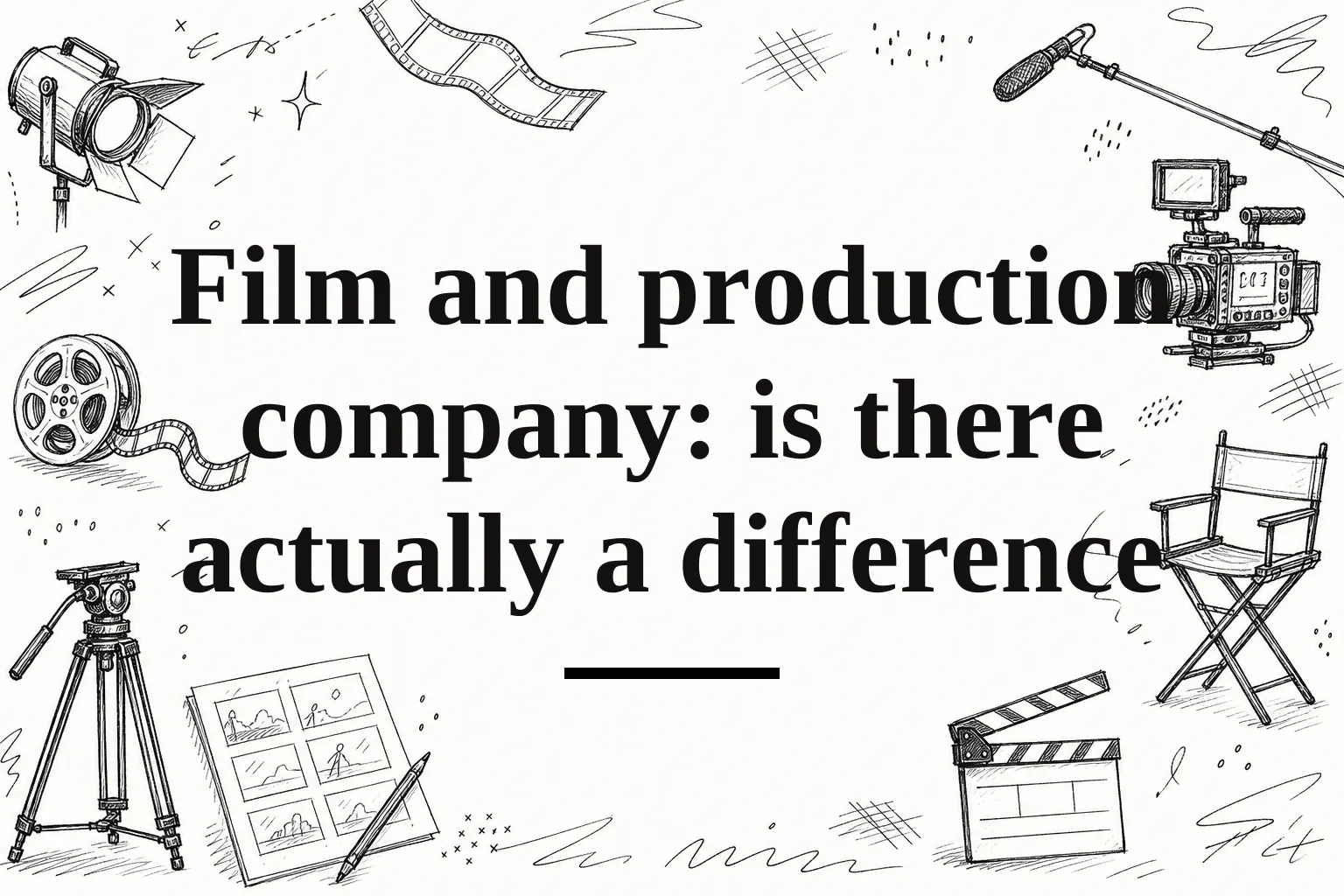 Film and production company: is there actually a difference