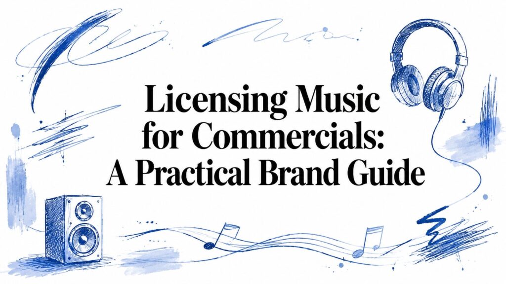 Licensing Music for Commercials: A Practical Brand Guide