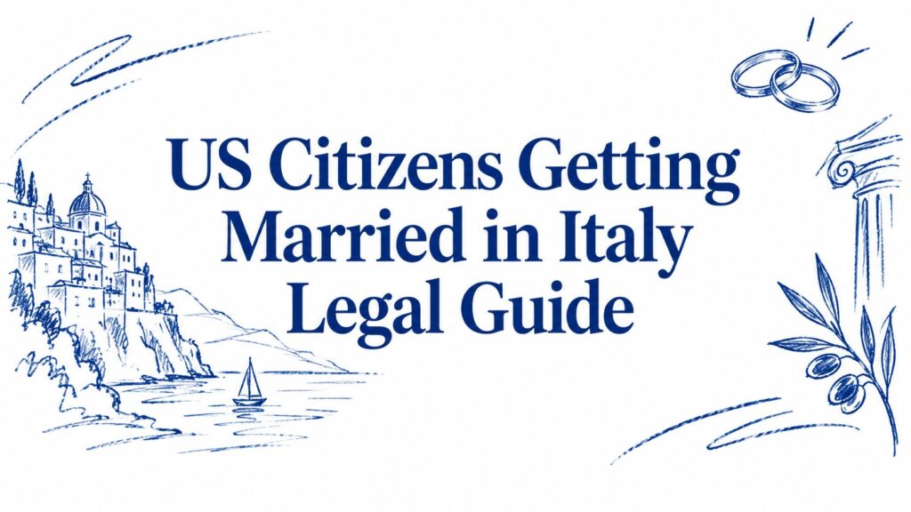 US Citizens Getting Married in Italy Legal Guide