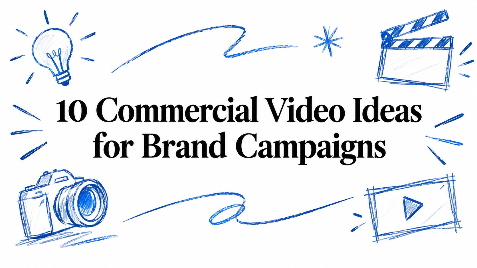 10 Commercial Video Ideas for Brand Campaigns